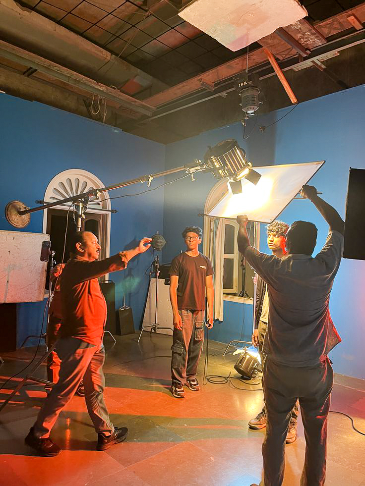 On set support team
